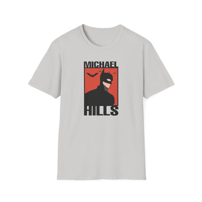 Silhouette Against Red Unisex Softstyle T-Shirt