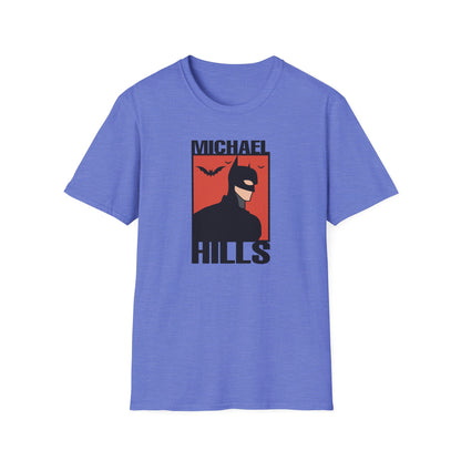 Silhouette Against Red Unisex Softstyle T-Shirt