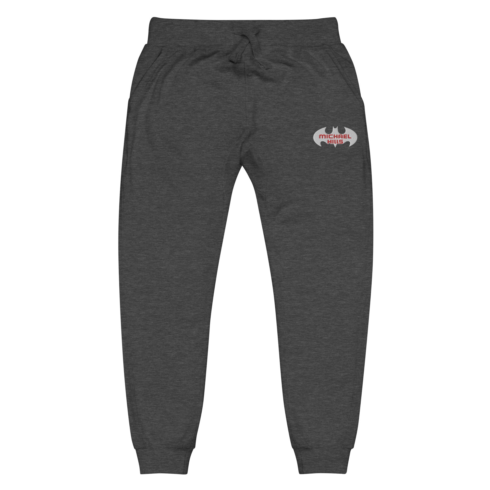 Name Logo Embroidered Unisex Fleece Sweatpants – Michael Hills