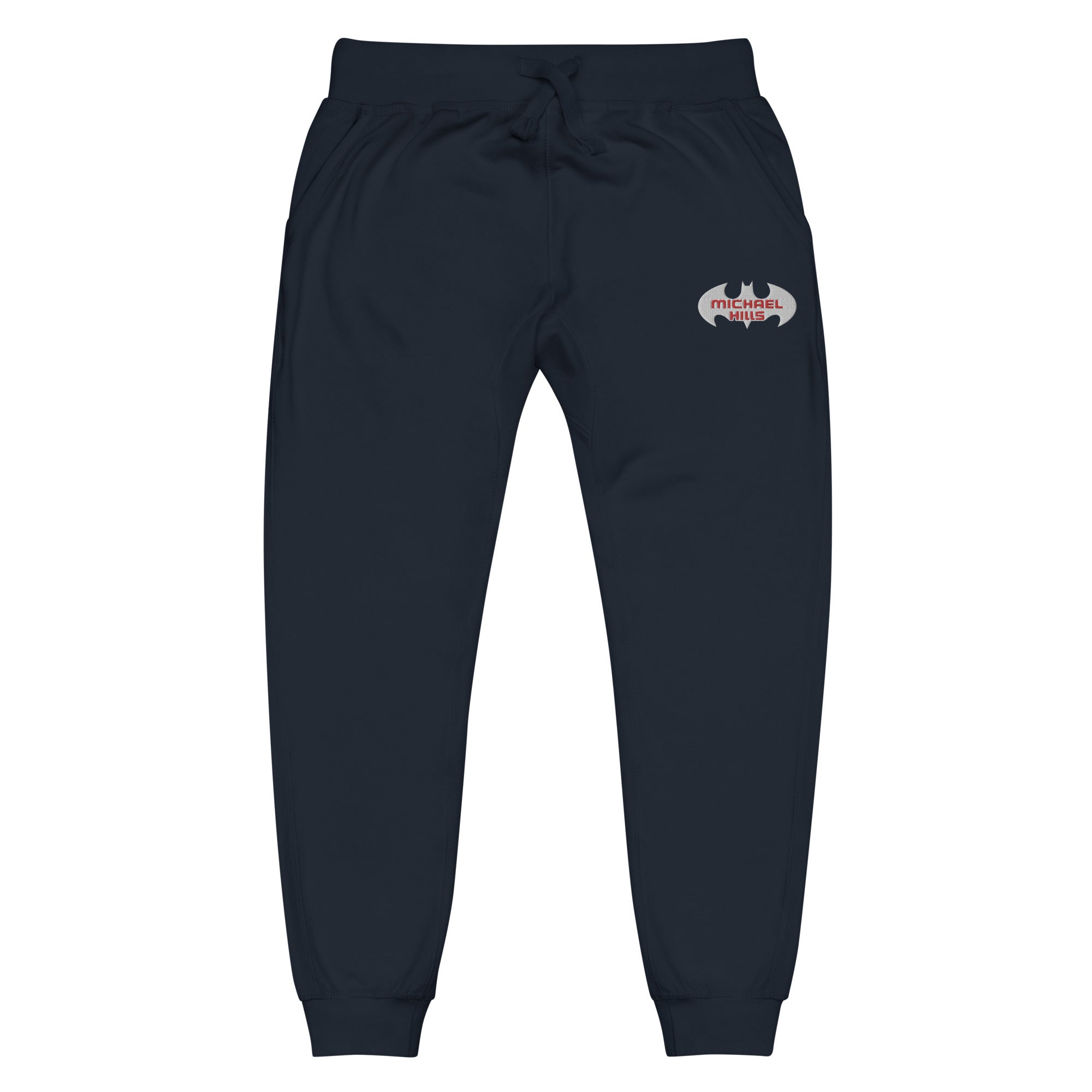Name Logo Embroidered Unisex Fleece Sweatpants – Michael Hills